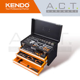 KENDO 86PC TOOL SET, SOCKET SET AND HAND TOOLS, CHEST SET, 90517